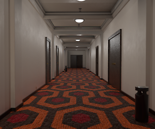Overlook Hotel Corridor