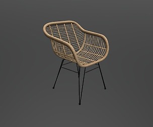Wooden Arm Chair 001