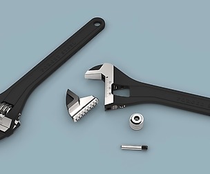Adjustable wrench