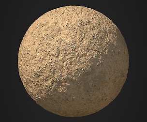 Dry Soil and Rocks Substance .sbs .sbsar