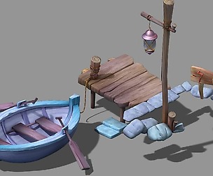 Wood - Boat 03