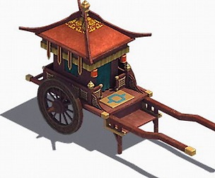 Chinese ancient - red carriage