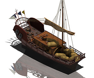 Ancient China - Merchant Shipping 04