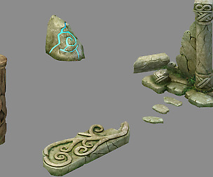 Elf Area - Stele 01