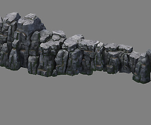 Kazlog shallow bay - coast stones 01