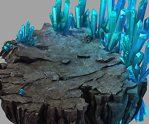 Dragon Impossible - Long Cave Crystal Wall 01