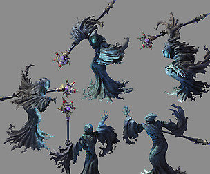 Blood Festival Canyon - Temple Statue 01