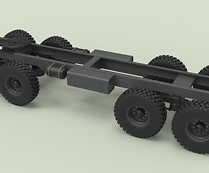 Chassis 8x8 for truck