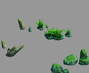 Yunmengze - Stone - Plant