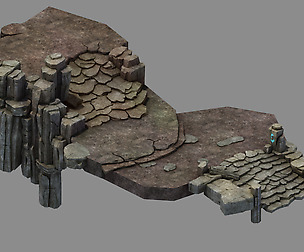 Fallen Land - Stone Road Aisle 01