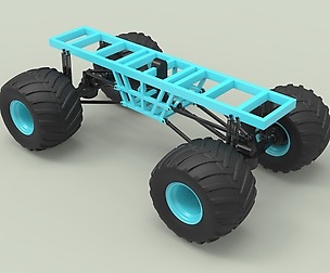 Chassis for Monster vehicle