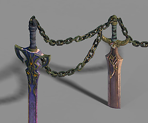 Town Magic Cave - Sword - Iron Chain 01