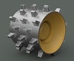 Compactor wheel