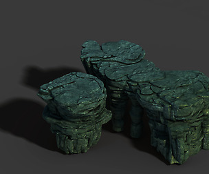 Town Magic Cave - Stone 01