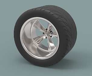 Rear sport wheel
