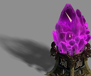 Town Magic Cave - Crystal Statue 01