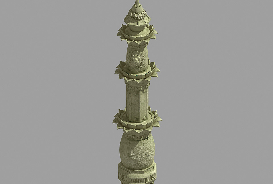 Decorative Stone Sculpture Stone Tower 32