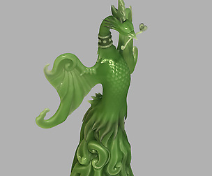 Emerald - Phoenix Sculpture 17