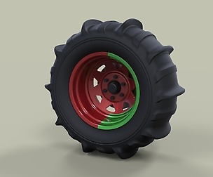Wheel for sand
