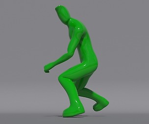 Green Dude Maya Rig