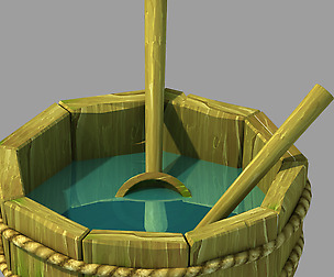 City - spoon wood barrel