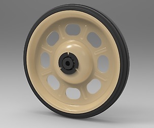 Wheel from barrow