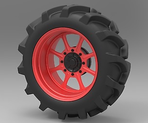 Wheel from Mud truck