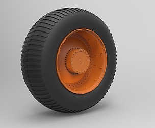 Wheel from Overland train