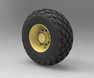Wheel from Roller-compactor