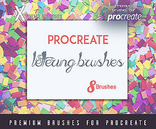 Procreate Lettering Brushset