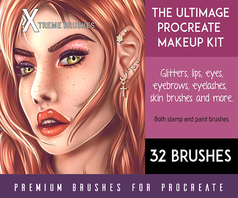 Ultimate Procreate Makeup Kit (brushset)