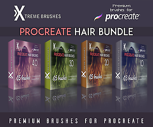 Procreate Hair Bundle!