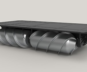 Screw terrain platform