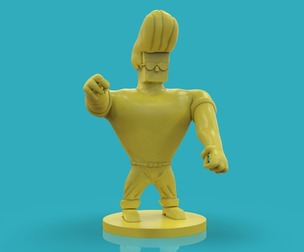 Johnny Bravo Sculpture