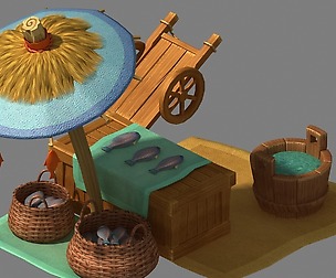 City - Fish Stand