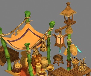 City - bamboo cage shop