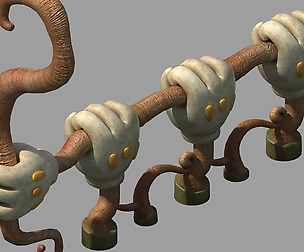 Disney main city - range fence 02