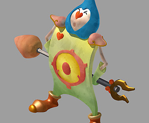 Disney main city - Archery target