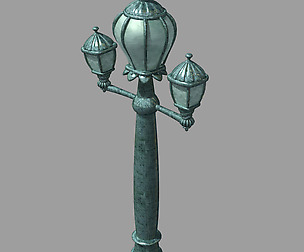 Disney main city - street lights 03
