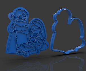 Christmas Cookie Cutter Nativity