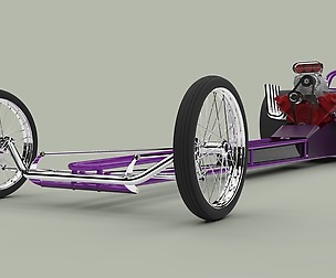 Front engine dragster