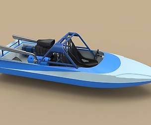 Jet sprint boat