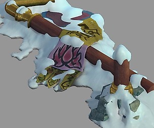 Kunlun Snow Mountain - Damaged Flagpole 01