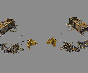 Nagisen Grassland - Goblin Broken Tank 01