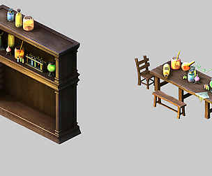 Witch Chalet - Cabinet Chemistr Medicine Bottle 01