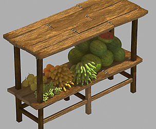 Vendor - Ground Floor - Fruit Stand