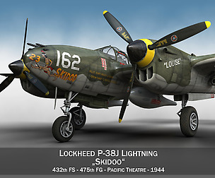 Lockheed P-38 Lightning - Skidoo