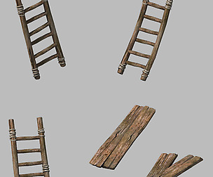 Ladders - wood board 11