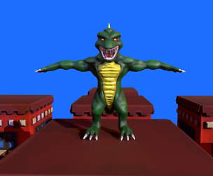 Stylized Lizzie From Rampage