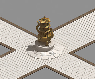 Incense burner - Surface 03